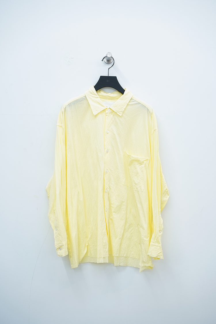 KANEMASA PHIL 46G Artisan Jersey Shirt / YELLOW