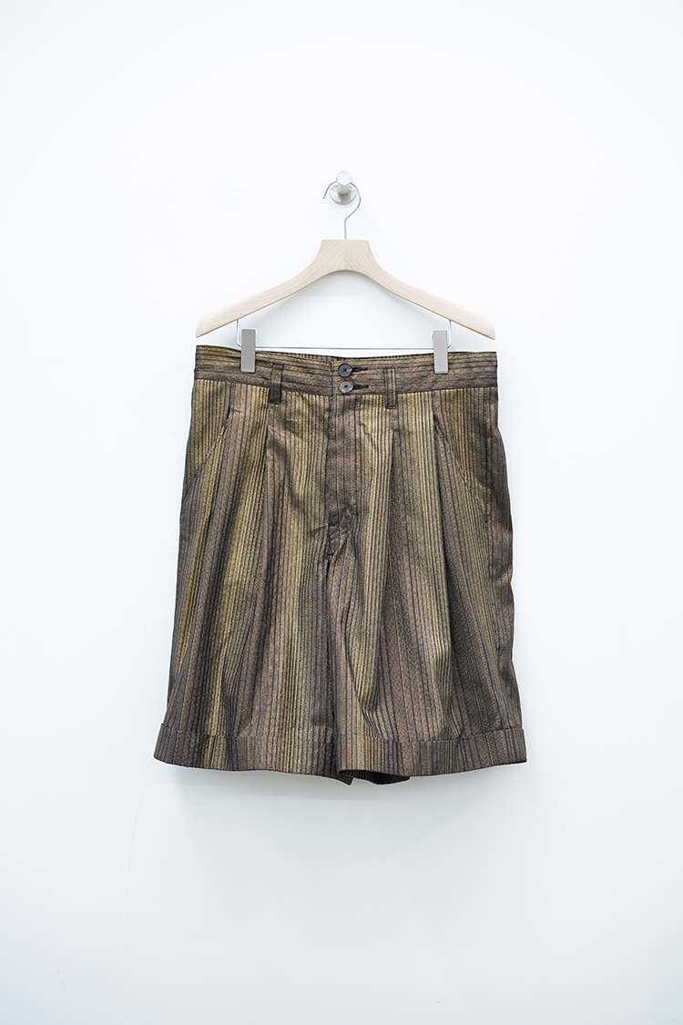 BED j.w. FORD Glitter Stripe Cargo Shorts / BLACK