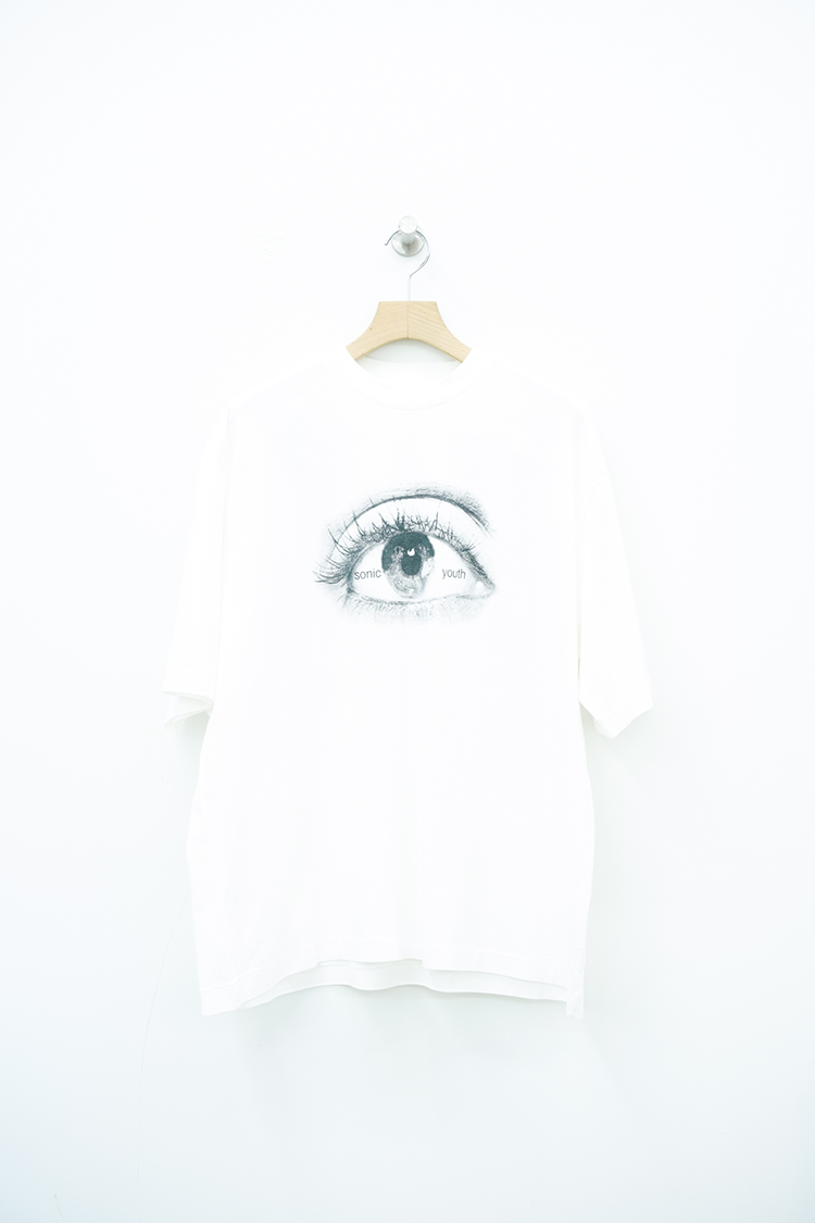 blurhmsROOTSTOCK eye Print Tee WIDE / White