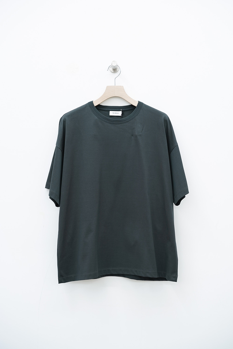 THE RERACS THE OVER SIZE T-SHIRT / DARK GREEN