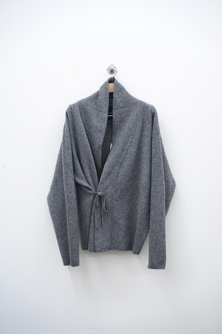 RAINMAKER DOUGI KNIT JACKET / TOP GRAY