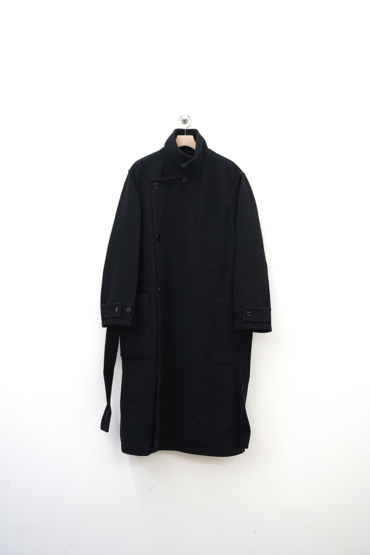 LEMAIRE WRAP COAT / BLACK