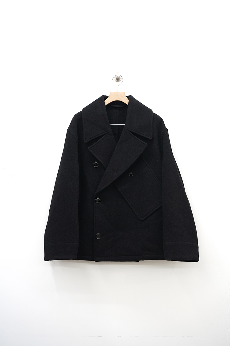 LEMAIRE DISPATCH PEA COAT / BLACK