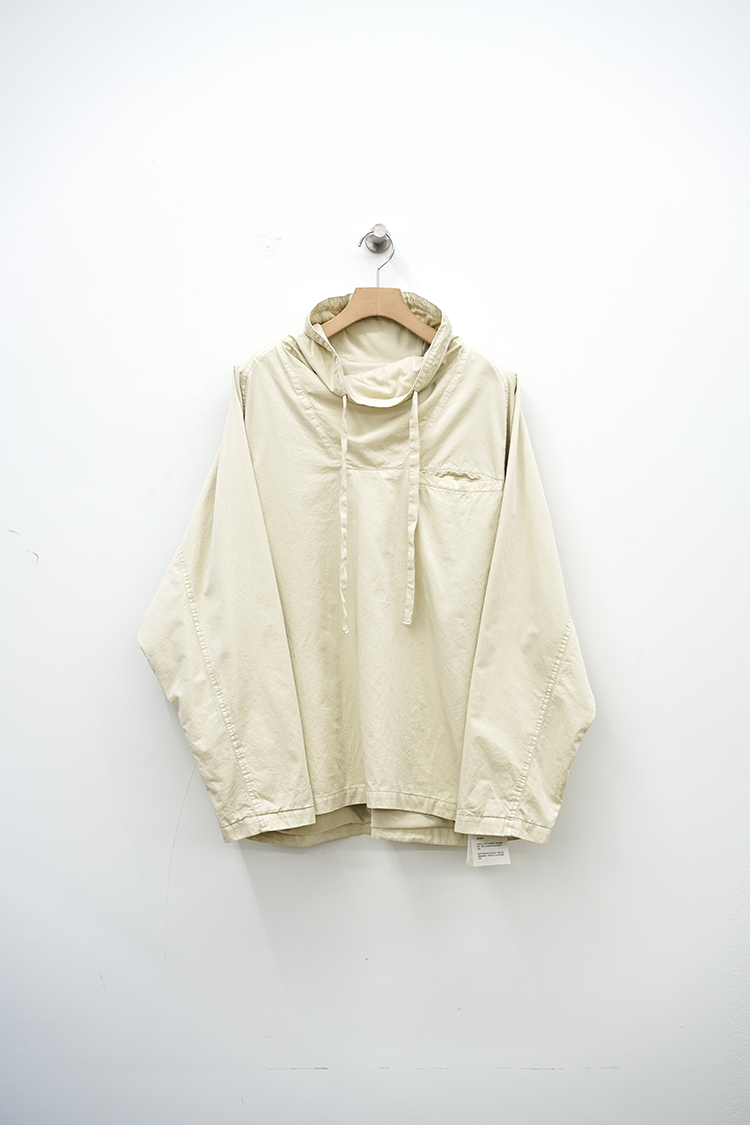 LEMAIRE FUNNEL NECK VAREUSE / CREAMY WHITE