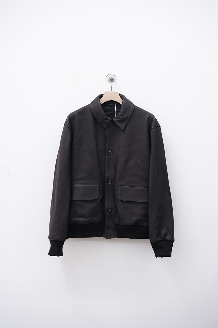 blurhms Lamb Leather Jacket / Black