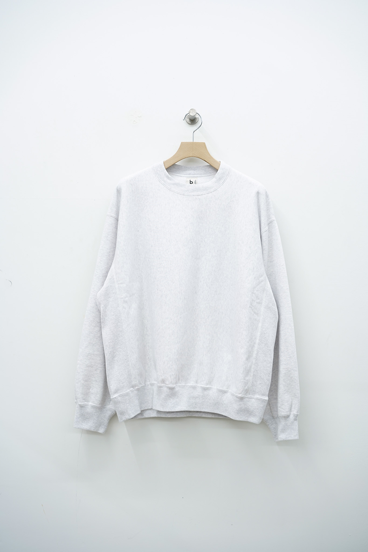 blurhmsROOTSTOCK Soft&Hard Sweat Crew-Neck P/O Big / HeatherWhite