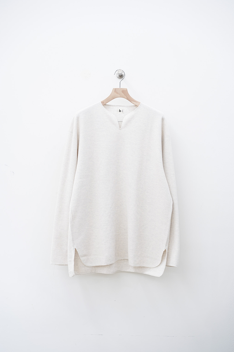 blurhmsROOTSTOCK Rough&Smooth Thermal Over Neck L/S / HeatherOatmeal