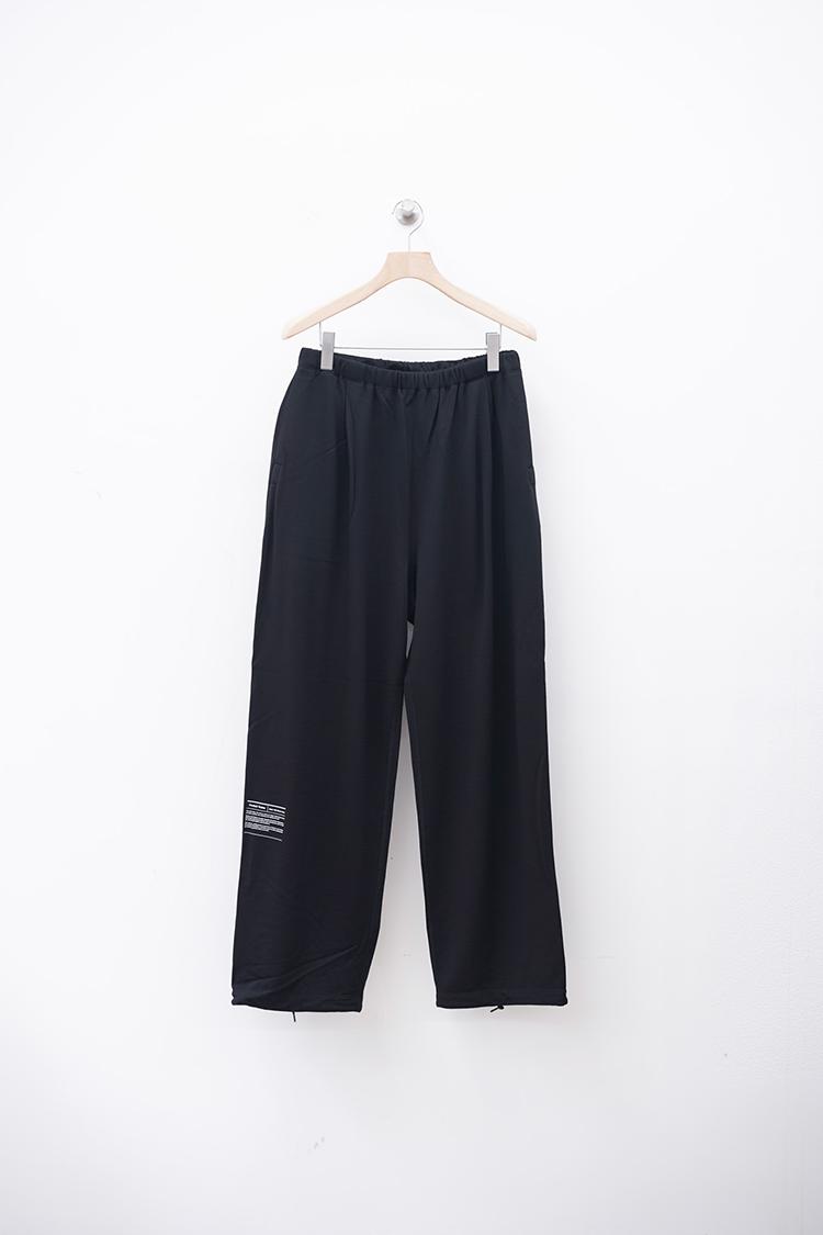 Product Twelve Super140's Melino Wool Sweat Pants / Black