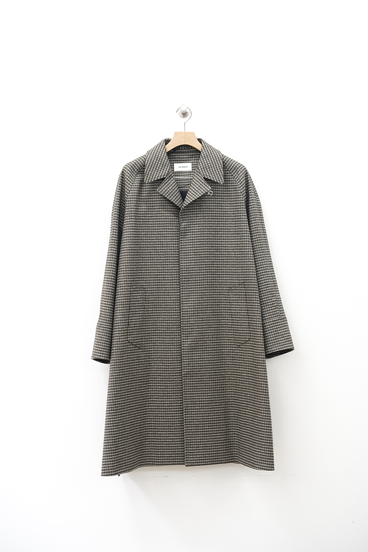 THERERACS OPEN COLLAR COAT / GUNCLUB CHECK