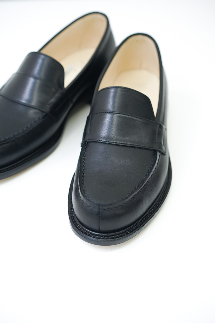 foot the coacher LOAFER (LEATHER SOLE) / BLACK - Unlimited foot the coacher LOAFER (LEATHER SOLE) / BLACK - Unlimited