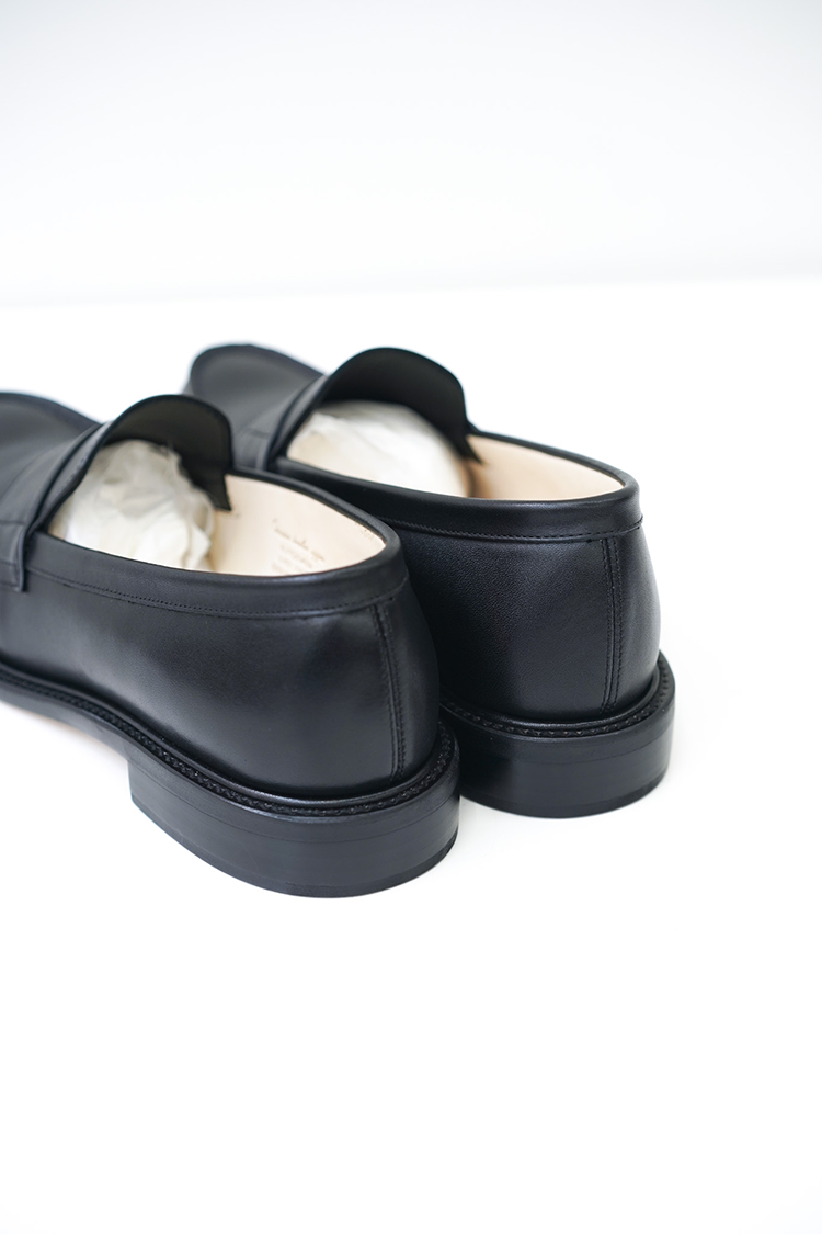 foot the coacher LOAFER (LEATHER SOLE) / BLACK - Unlimited foot the coacher LOAFER (LEATHER SOLE) / BLACK - Unlimited