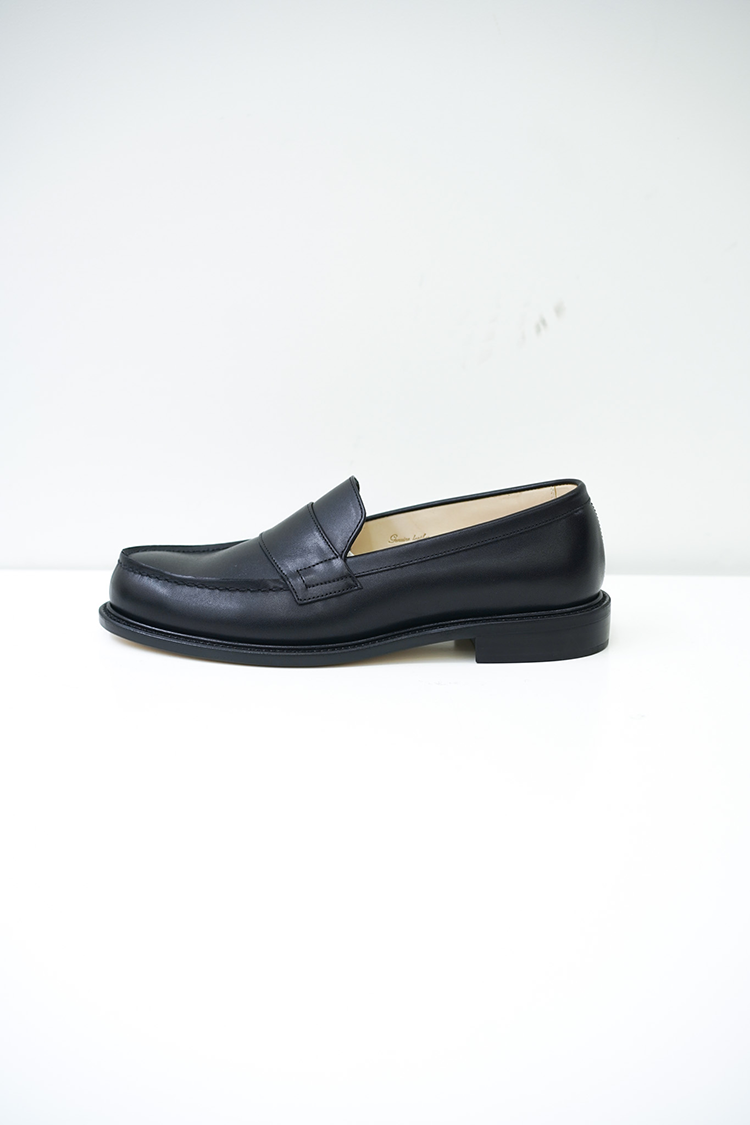 foot the coacher LOAFER (LEATHER SOLE) / BLACK - Unlimited foot the coacher LOAFER (LEATHER SOLE) / BLACK - Unlimited