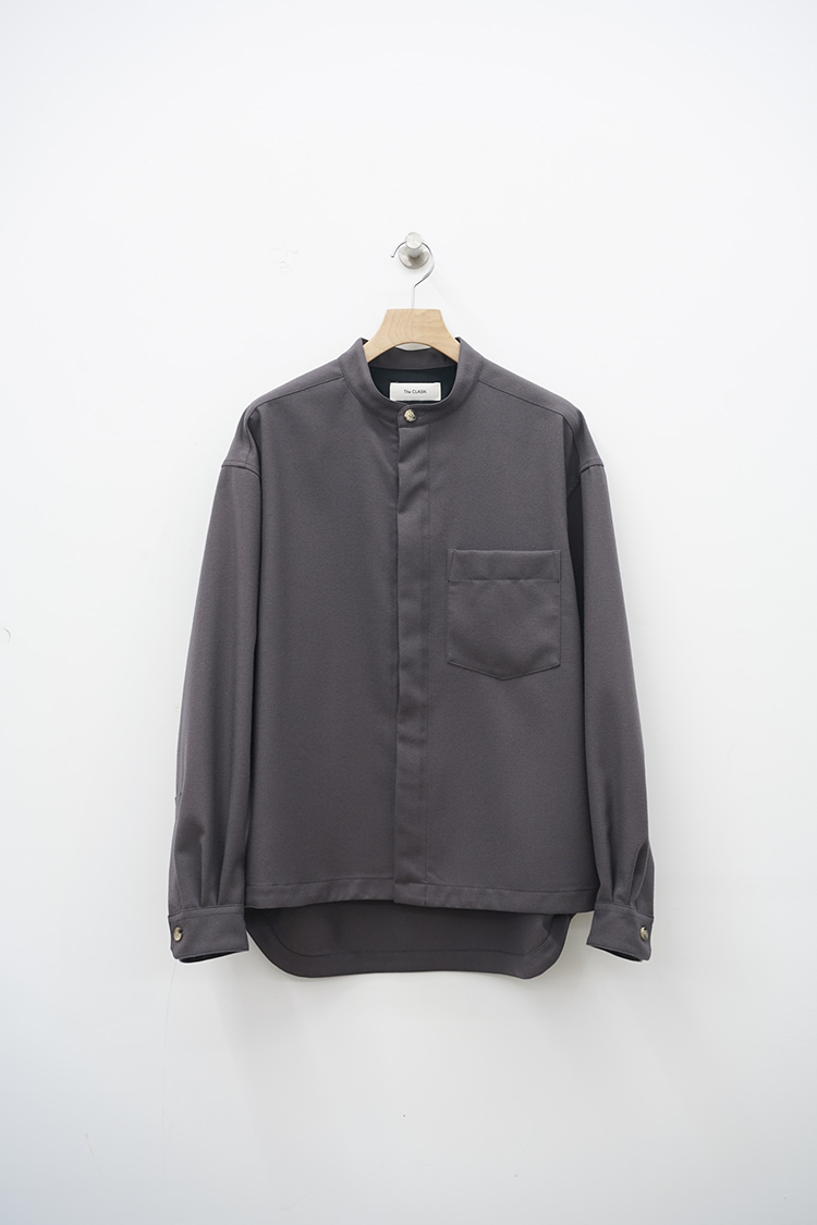 TheCLASIK COLLAR LESS ZIP SHIRT / MOUSE 