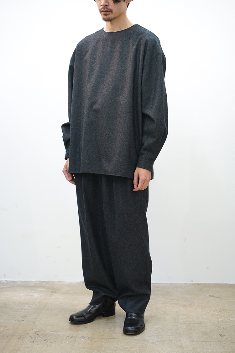 THE RERACS(ザリラクス) THE SIDE ZIP PULLOVER SHIRT 公式通販 THE RERACS(ザリラクス) THE SIDE ZIP PULLOVER SHIRT 公式通販