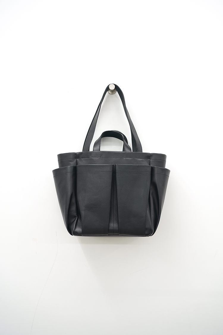 Aeta DOUBLE HANDLE TOTE M / BLACK