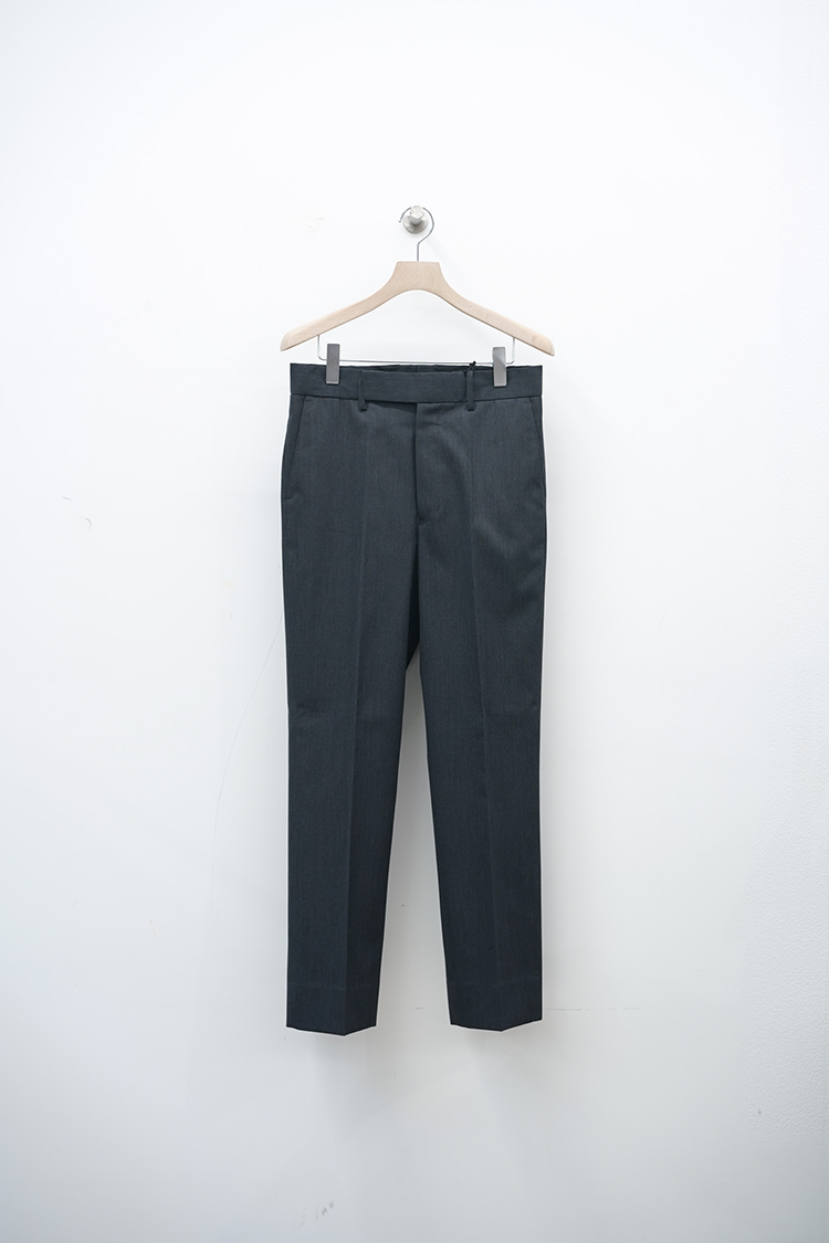 THE RERACS THE SLACKS NO TUCK STRAIGHT / TOP GRAY