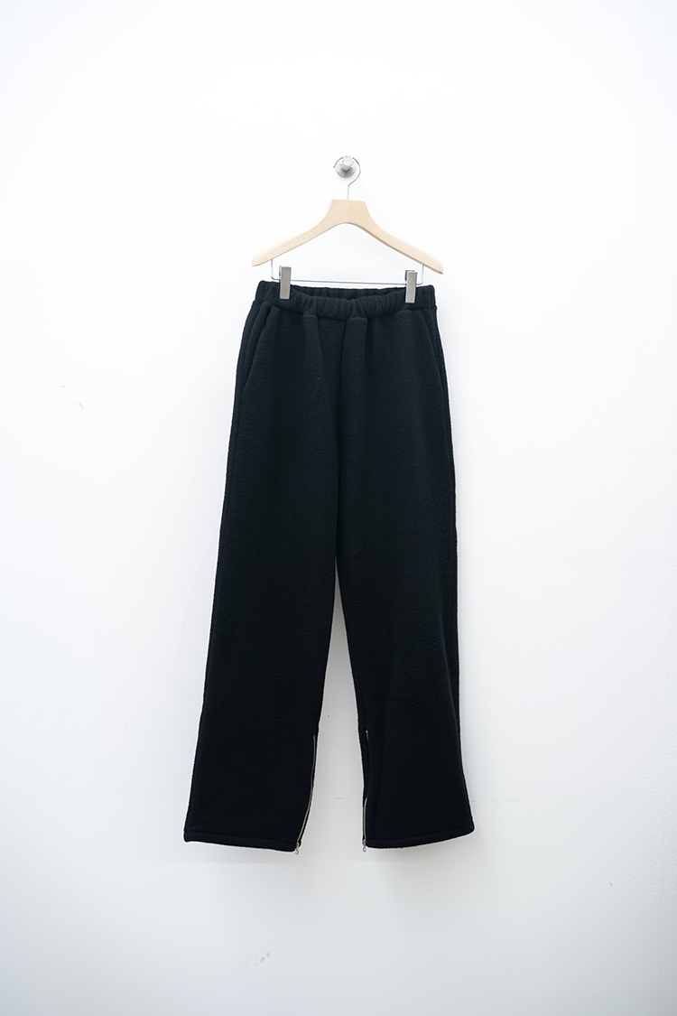 INSCRIRE Fleece Pants / BLACK