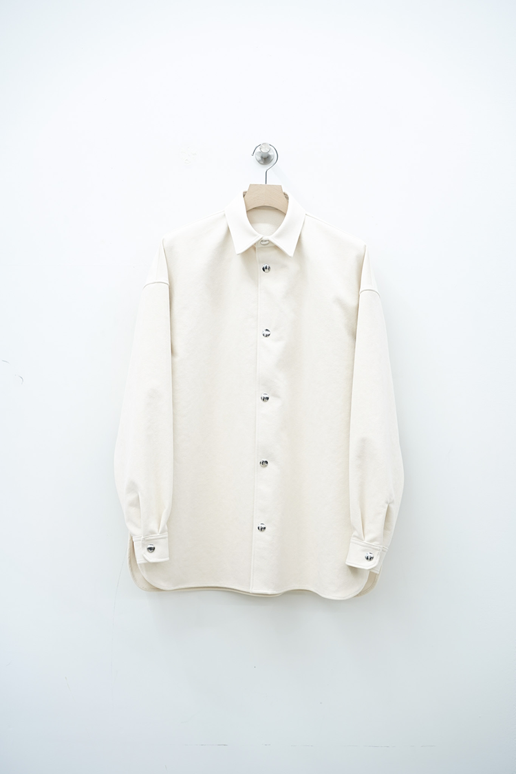 THE RERACS SUEDE SHIRT / ECRU