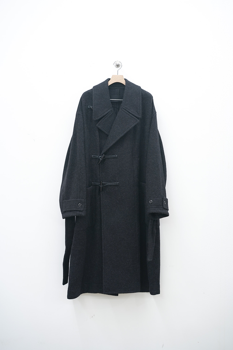 LEMAIRE DUFFLE COAT / BLACK