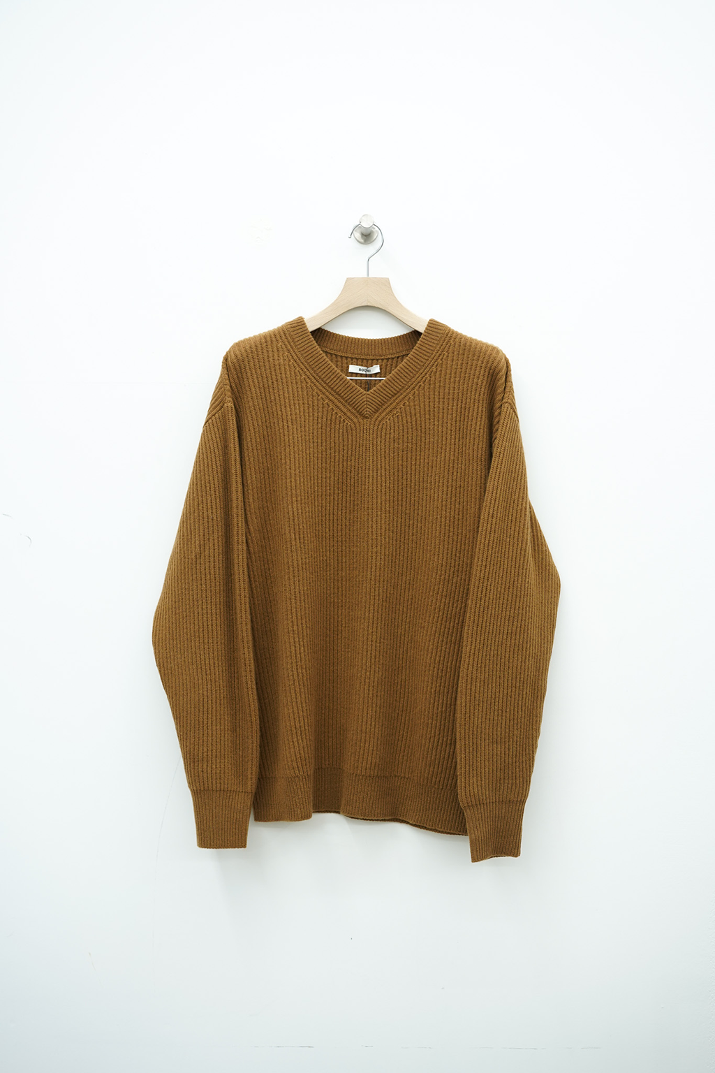 BODHI  TILDEN KNIT SWEATER / AUTUMN BROWN