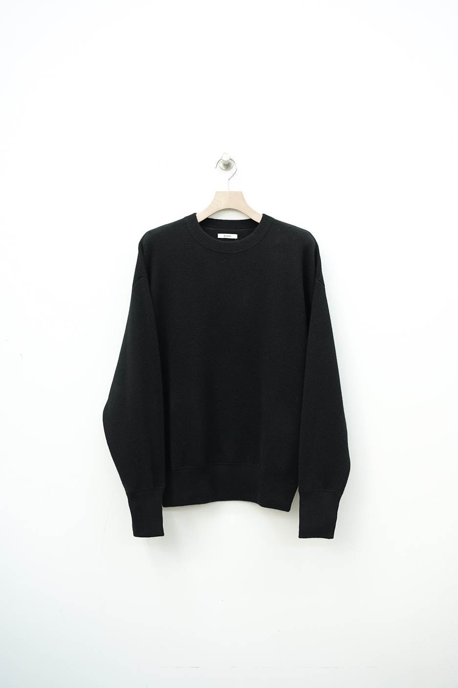 BODHI  HEAVY WEIGHT CREW / PURE BLACK