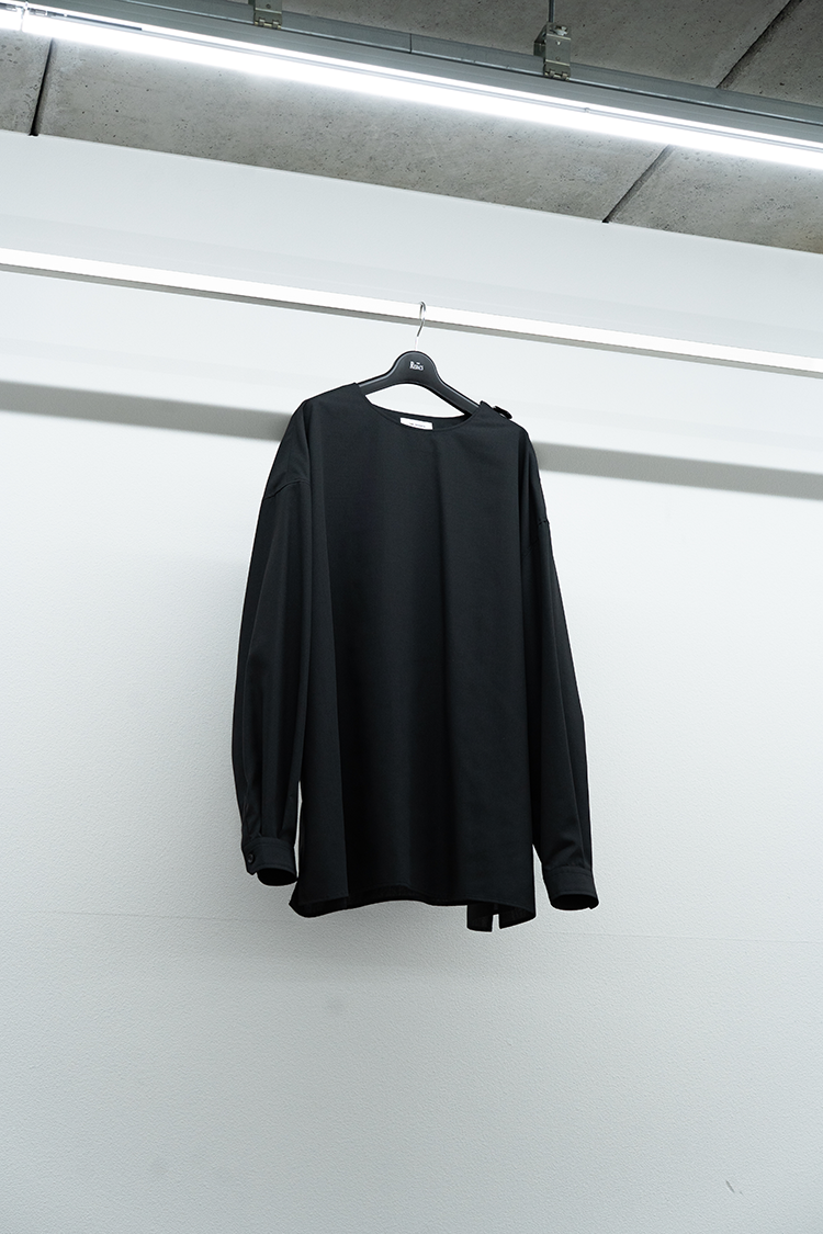 THERERACS for Unlimited THE SIDE ZIP PULLOVER SHIRT / BLACK