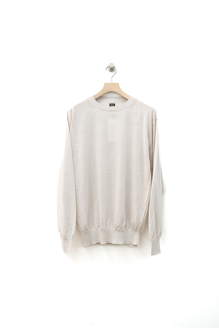 BATONER CHOMA CREW NECK / IVORY 