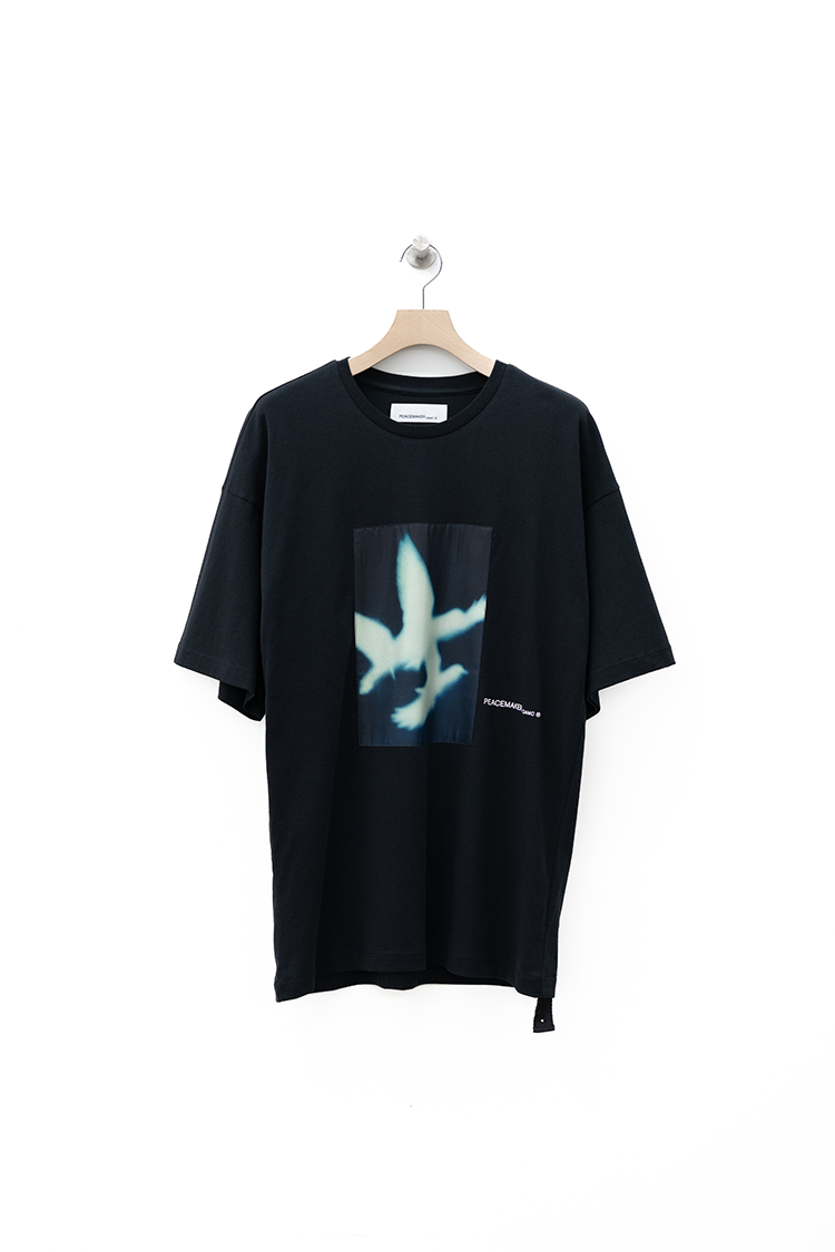 OAMC PEACEMAKER  Dark Flower s/s shirt / BLACK