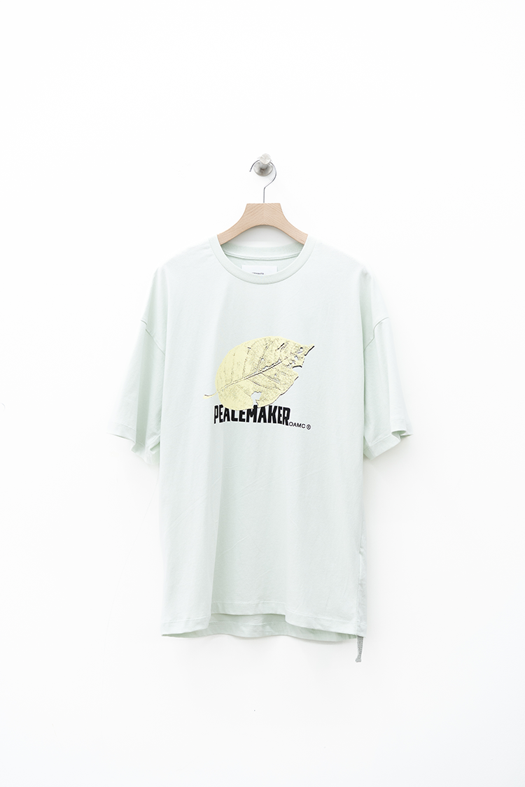OAMC PEACEMAKER  Leaf s/s shirt / ICE FLOW