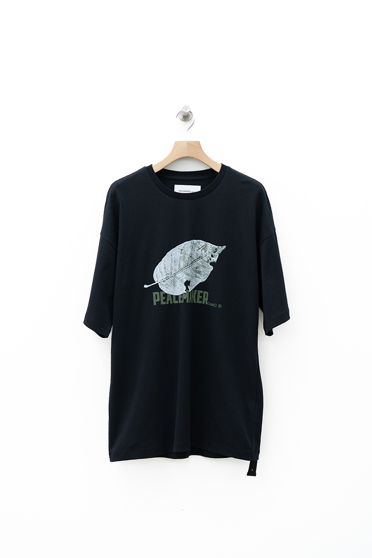 OAMC PEACEMAKER  Leaf s/s shirt / BLACK