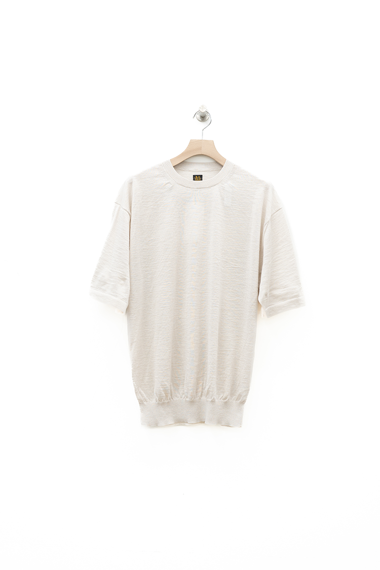 BATONER CHOMA CREWNECK S/S / IVORY