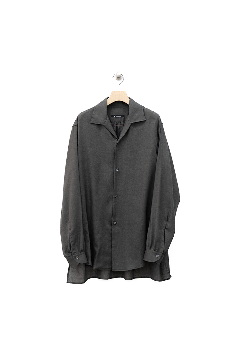 MAATEE&SONS ITALIAN COLLAR SHIRT / CHARCOAL