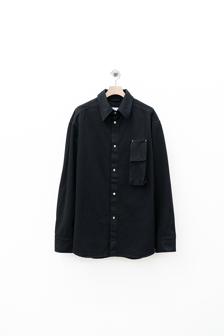 OAMC Black Denim Shirt / BLACK