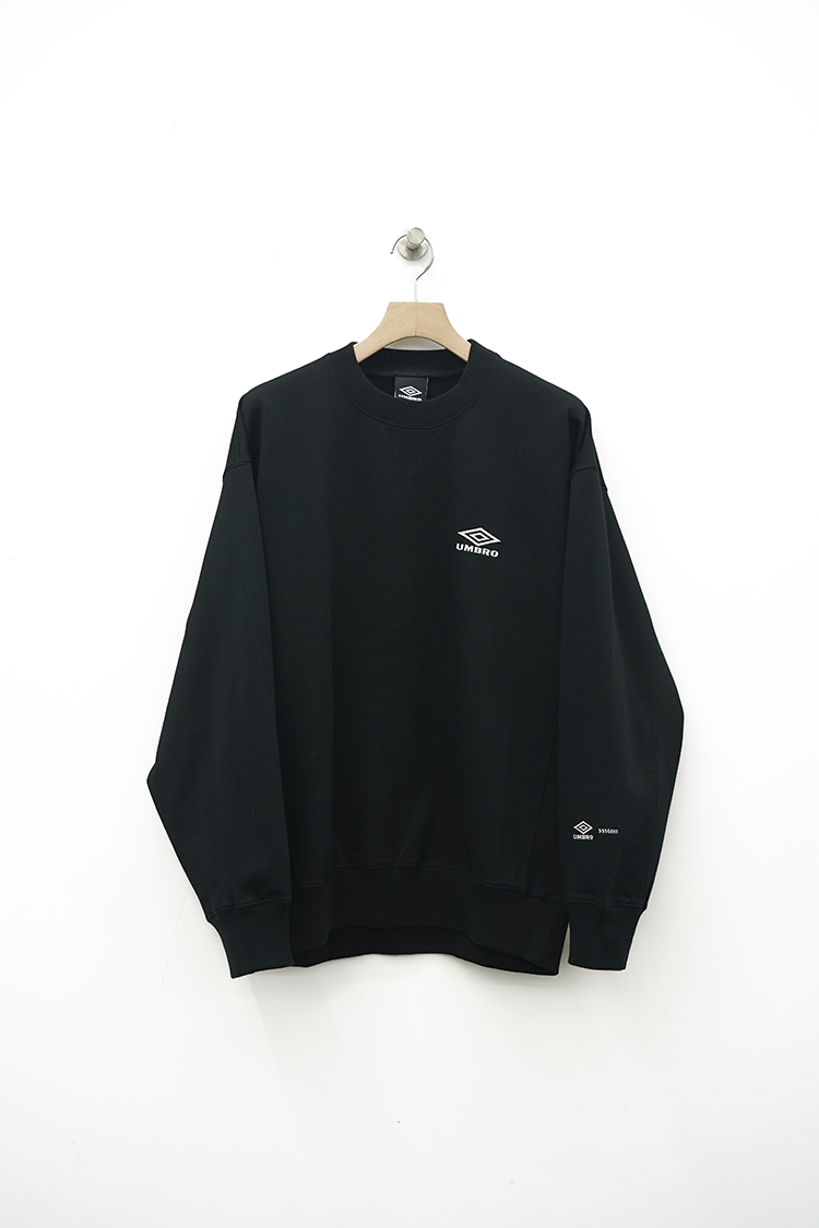 ssstein UMBRO HIGH GAUGE COTTON SWEAT LS / BLACK