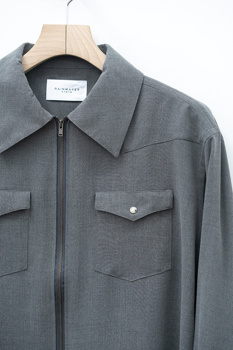 レインメーカー RAINMAKER(レインメーカー) MELANGE TWILL WESTERN SHIRT 公式通販