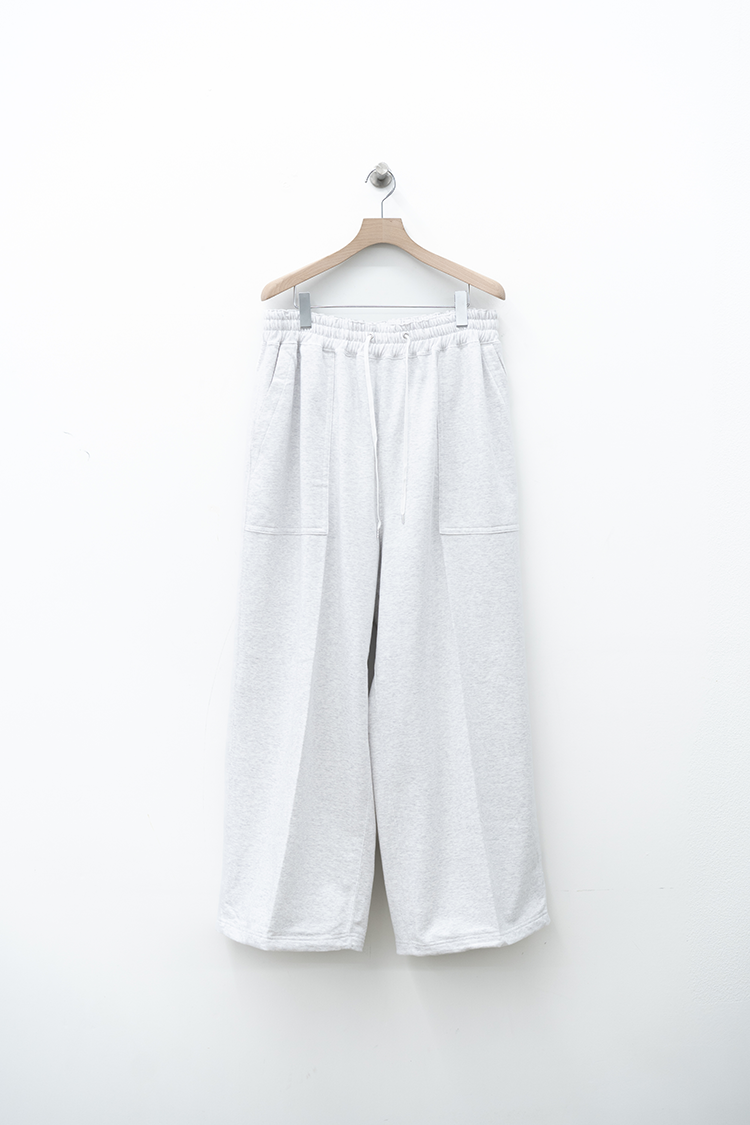 RAINMAKER HAKAMA SWEATPANTS / HEATHER WHITE