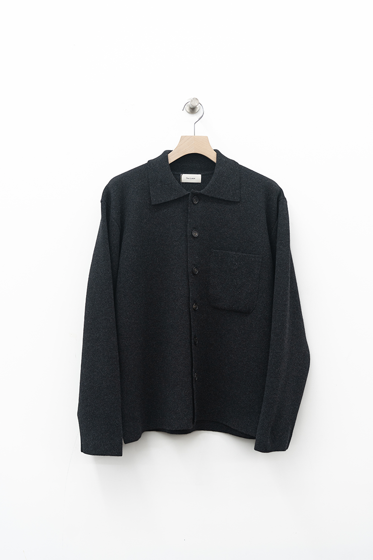TheCLASIK SHIRTS CARDIGAN / CHARCOAL 