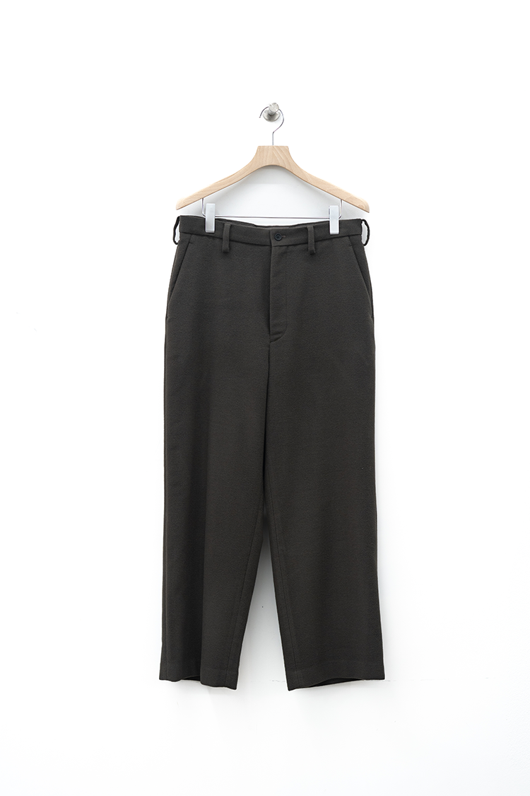 08sircus Moleskine straight pants / DARK MOCHA