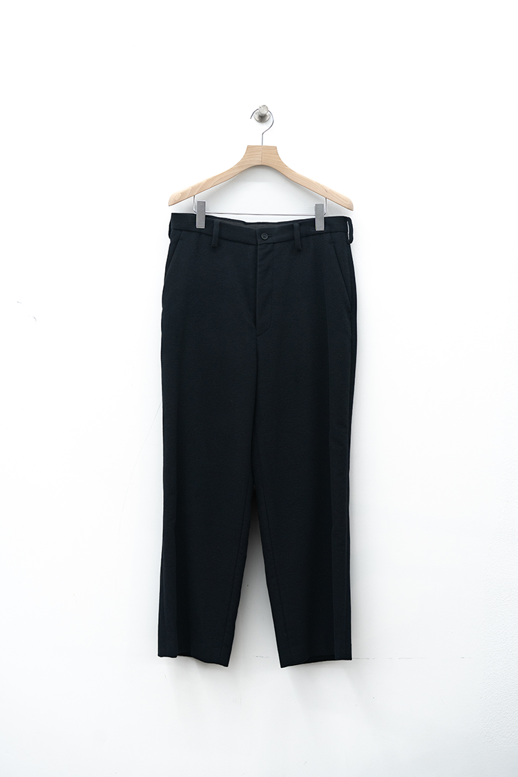 08sircus Moleskine straight pants / BLACK