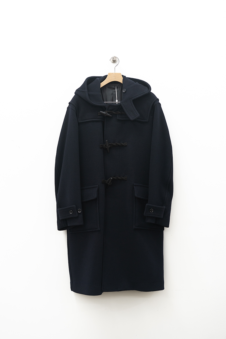 blurhms ROOTSTOCK Wool Felton Duffle Coat / DARK NAVYBLACK TOGGLE