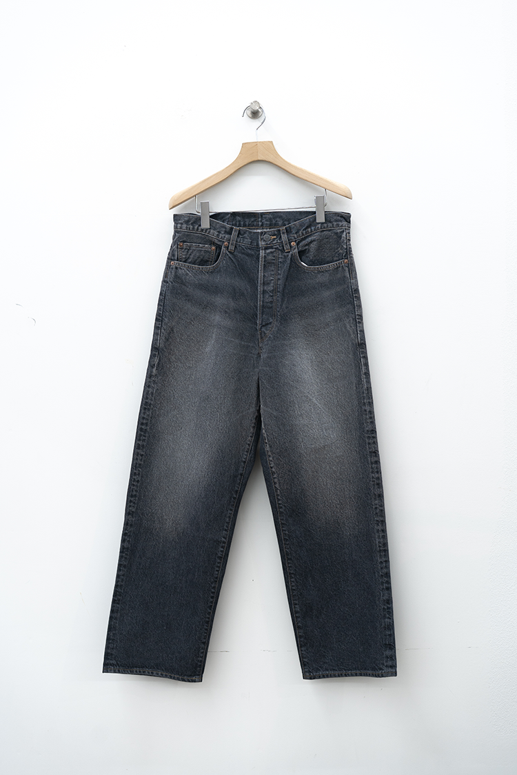 blurhmsROOTSTOCK 13.5oz Denim Pants Classic / USED-SulfurBlack