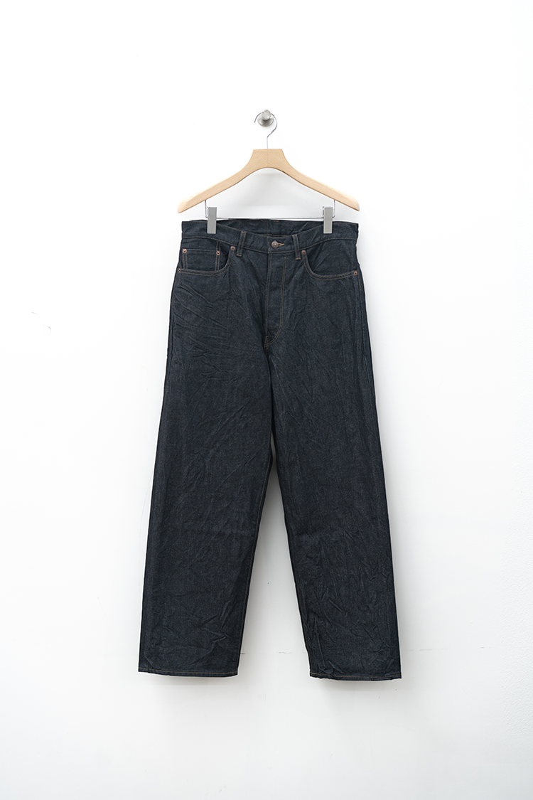 blurhmsROOTSTOCK 13.5oz Denim Pants Classic / SULFUR BLACK