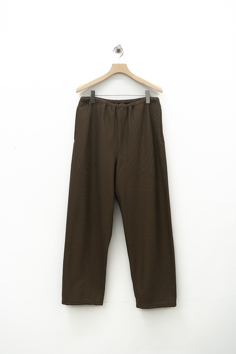 blurhmsROOTSTOCK Soft&Hard Sweat Pants / KHAKI BROWN
