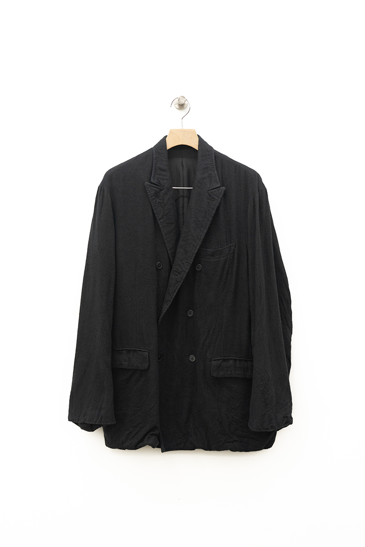 MAATEE&SONS ֥GATHERED JK SILK NEL / BLACK