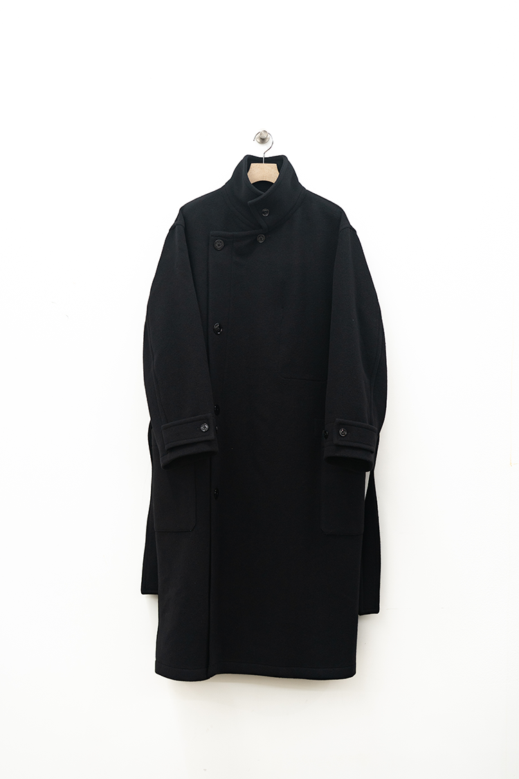 LEMAIRE WRAP COAT / BLACK