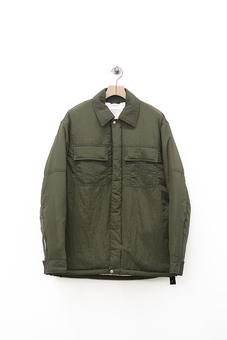 OAMC PEACEMAKER Padded Overshirt / MILITARY GREEN