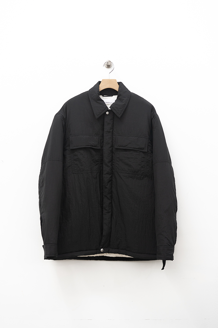 OAMC PEACEMAKER Padded Overshirt / BLACK