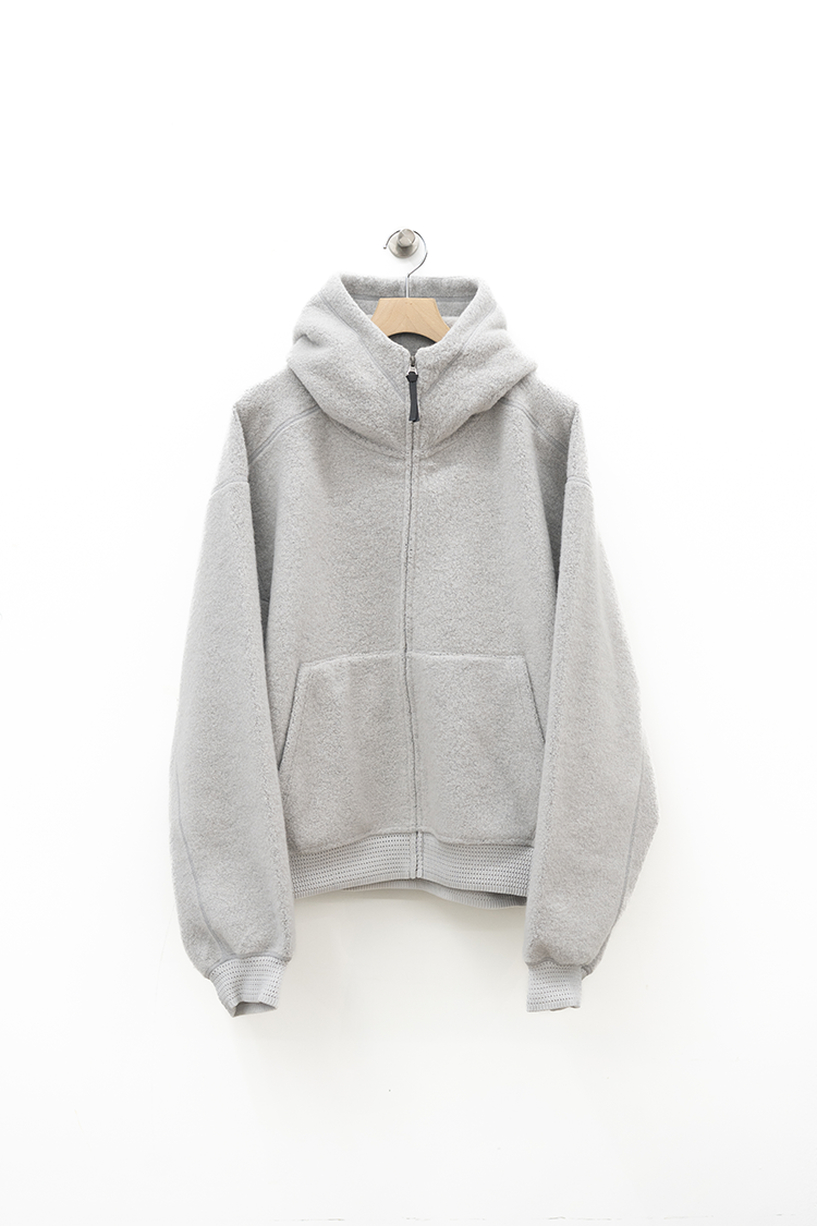Goldwin0 Wool Fleece Hoodie / ASH GRAY 