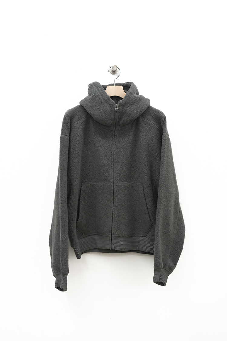 Goldwin0 Wool Fleece Hoodie / DARK LAVA