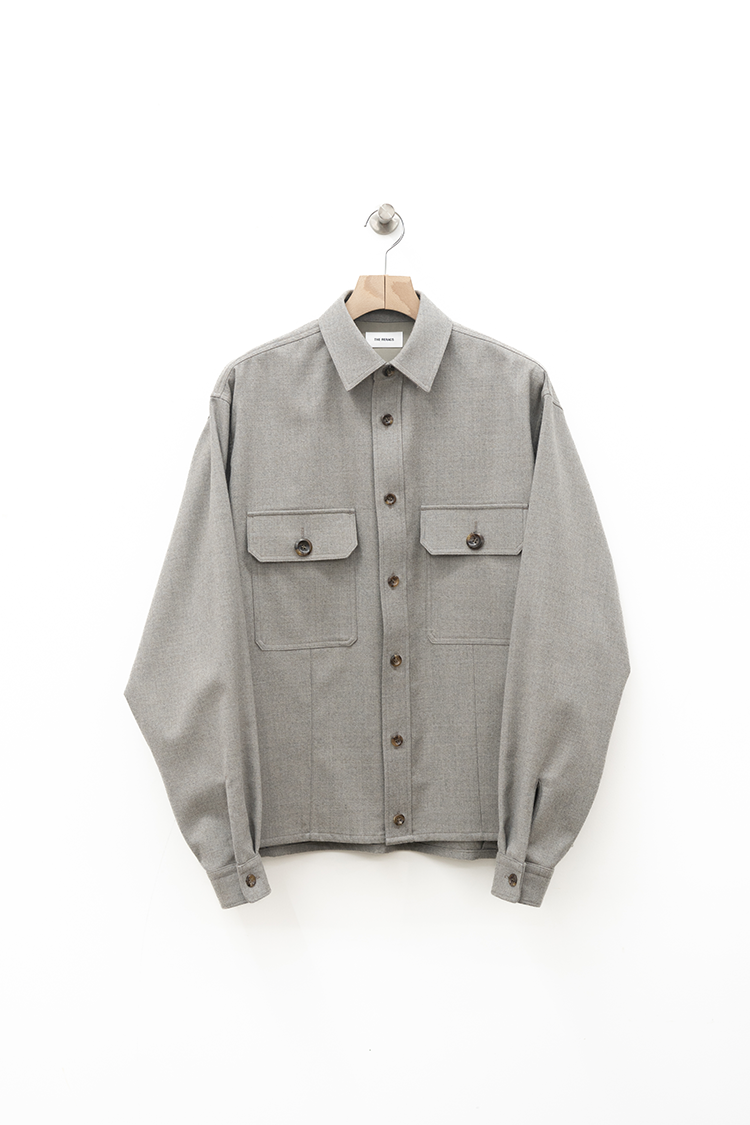 THERERACS RERACS CPO SHORT SHIRT / GREGE